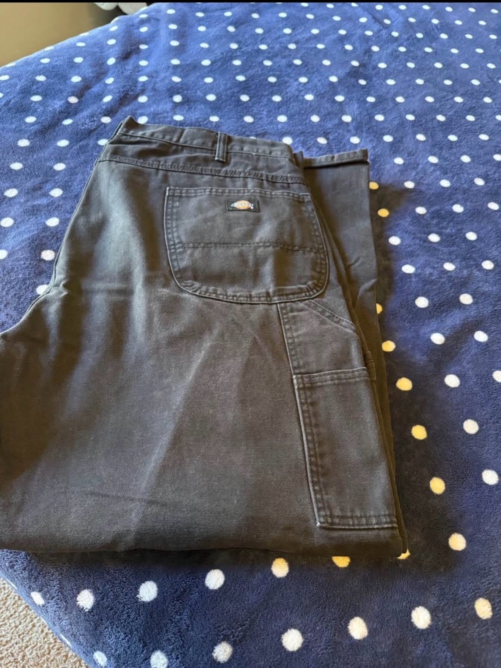 Dickies Men’s Black Work Pants - Classic Carpenter Style